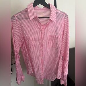 Pink Lightweight Oxford Button Down